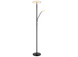 Globo Lighting Led Stehlampe "Stanford", Schwarz, Leuchten, Stehleuchte/Wohnzimmer/Schlafzimmer/Flur, Led Stehlampe