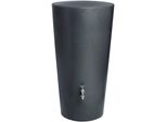 Regenwassertank Arves, Grau (Anthrazit), H:110Cm Ø:60Cm, Kunststoff, Regentonnen
