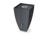 Regenwassertank Arves "Modena", Grau (Anthrazit), B:69Cm H:121,5Cm T:69Cm, Polyethylen, Regentonnen