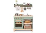 SpielküChe Musterkind "Magnolia, Salbei/Natur", GrüN (Mint, Natur), SpielküChen, Kinderb:69Cm H:62Cm T:36Cm, B:69Cm H:62Cm T:36Cm