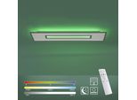 Just Light LED Deckenleuchte "Recess", Weiß, 1, 1 Stk., Leuchten, Dimmbar üBer Fernbedienung, LED Panels