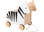 Spielzeugtruhe Small Foot "Wildlife Zebra", Weiß (Weiß, Natur), Aufbewahrungsboxen, Kinder, B/H/T: 50Cm X 52Cm X 32Cm, Zebra, Holzwerkstoff, Mit Rollen, B:50Cm H:52Cm T:32Cm