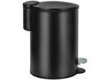 Kosmetikeimer KLEINE WOLKE Silence, schwarz, B:17cm H:23,6cm T:17cm, Edelstahl, Mülleimer, Kosmetikeimer, 3 Liter