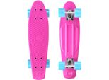 Skateboard STAR-SKATEBOARD, pink (pink, hellblau), Skateboards, Kinder, Kicktail