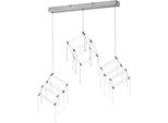 NÄVe Led Pendelleuchte "Araneus", Grau (Chromfarben), H: 16Cm, 1 Stk., Leuchten, Led Pendelleuchte>>Araneus<<, Warmweiß, Chrom/Transparent, Led Pendelleuchte