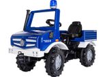 Tretfahrzeug Rolly Toys "Rollyunimog Thw", GrüN (Blau), Tretfahrzeuge, Kinderb:54Cm H:81Cm T:118Cm, Kunststoff, Inkl. Rollyflashlight, B:54Cm H:81Cm T:118Cm