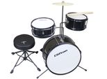 Kinderschlagzeug CLIFTON Junior Drum, schwarz, schwarz, Schlaginstrumente, KinderB:60cm H:58cm, B:60cm H:58cm