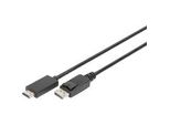 Adapterkabel Displayport > Hdmi 4K Schwarz, 3 Meter
