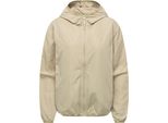 Outdoorjacke Ragwear "Vinzie C", Damen, Gr. L (40), Beige, 100% Polyester, LäSsig Geschnitten HüFtlang, Hoch Geschlossener Ausschnitt, ÄRmel Ohne ÄRmelschlitz Elastischer Bund Mit Gummizug, Jacken Outdoorjacke, Extraleichte ÜBergangsjacke Mit Kapuze