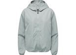 Outdoorjacke Ragwear "Vinzie C", Damen, Gr. Xl (42), Grau, 100% Polyester, LäSsig Geschnitten HüFtlang, Hoch Geschlossener Ausschnitt, ÄRmel Ohne ÄRmelschlitz Elastischer Bund Mit Gummizug, Jacken Outdoorjacke, Extraleichte ÜBergangsjacke Mit Kapuze