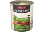 Animonda Grancarno Adult Cuore Di Manzo E Anatra 800Gx6