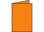 RöSsler Papier 220706521 Coloretti Doppio Cartoncino - Altezza A6, 5 Pezzi, Arancione