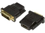 Logilink Hdmi Adapter, Hdmi Female - DVI-D Male (Gold)