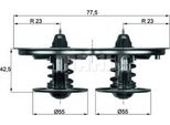Mahle Termostato Refrigerante 80,87°C Per Scania 4 - Serie G I P I R I T