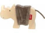 Sigikid Cudly Wudly Animale Di Legno Rinoceronte, Figura Di Legno, Figura Di Gioco, Giocattolo Di Legno, Giocattolo, Decorazione, 39506