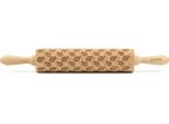 Folkroll Rullo Per Pasta Coccinella, Grande, 43 Cm, Mattarello, Rullo Per Goffratura, Modello, Motivo, Rullo, Legno Di Faggio, 330364
