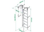 Barre A Muro Per La Stanza Dei Bambini Next-3 Argento-Nero | Parete Da Arrampicata | Attrezzi Da Ginnastica | A Muro