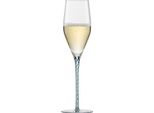 Zwiesel Glas 2 StüCk Fatto A Mano Sekt Spirit 7 Mit Moussierpunkt TannengrÜN 121619