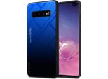 Cadorabo Custodia Per Samsung Galaxy S10 Plus Cover Protettiva In Nero Custodia Per Cellulare Tpu Custodia Cover Vetro Temperato