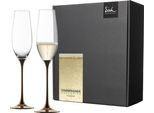 Eisch 2 Bicchieri Da Champagne 500/92 In Rame In Confezione Regalo Champagne Exclusiv 47750092