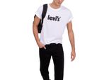 Levi's - T-Shirt Uomo Con Logo Poster Gommato - Taglia S