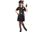 Kleid Polizistin Police Polizei, Groesse:140