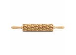 Folkroll Trattore A Rullo Per Pasta, Grande, 43 Cm, Mattarello, Rullo Per Goffratura, Motivo, Motivo, Rullo, Legno Di Faggio, 332764