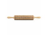 Folkroll Rullo Per Pasticceria Floral Deco, Grande, 43 Cm, Mattarello, Rullo Per Goffratura, Motivo, Motivo, Rullo, Legno Di Faggio, 330227