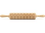 Mattarello Folkroll Scandinavia Natale, Grande, 43 Cm, Mattarello, Rullo Per Goffratura, Motivo, Motivo, Rullo, Legno Di Faggio, 330388