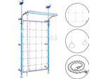 Rete Da Arrampicata Wallbarz Nets | Struttura Da Arrampicata Per Interni | Parete Da Arrampicata A Barre Orizzontali 100 Kg Per Bambini