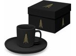 Ppd Pure Mood Black Matte Espresso, Mit Untertasse, Espressotasse, Tasse, Kaffeetasse, 75 Ml, 604612