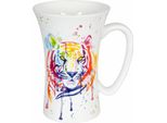 Tazza KöNitz Design Watercoloured Aninmals Tiger Mega Mug, Tazza, Tazza Da Caffè, Tazza Da Tè, Bone China, 510 Ml, 11 2 016 2293