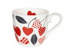 Tazza KöNitz Design Con Cuore Di Ciliegie, Tazza, Tazza Da Caffè, Tazza Da Tè, Bone China, 325 Ml, 11 2 057 2442