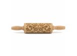 Folkroll Rullo Per Pasta Folk Colombe, Junior, 23 Cm, Mattarello, Rullo Per Goffratura, Modello, Motivo, Rullo, Legno Di Faggio, 330432