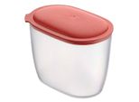 Contenitore Per Alimenti Con Coperchio Rosso Oval, 1,4 L, Koziol