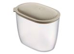 Contenitore Per Alimenti Con Coperchio Beige Oval, 1,4 L, Koziol