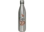 KöNitz Hot Bottle - Coffee Inside, Borraccia Thermos, Borraccia Da Esterno, A Doppia Parete Con Tappo, Acciaio Inox, Argento, 750 Ml, 11 9 245 2727