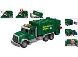 Luna Camion Della Spazzatura Mega Truck Con Funzione Luce Suono Incl. Pattumiere