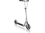 Globber Nl 205 Deluxe - Scooter, 205 Mm, Abec 9, Freno A Mano, Regolabile In Altezza, Sospensione Anteriore, Meccanismo Pieghevole, Argento