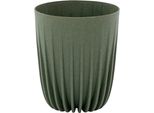 Siena Garden Eco Fioriera Palma 19 Cm Verde Plastica/Legno, Verde 19X19X22,6