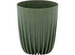 Siena Garden Ecovessel Palma 14,5Cm Verde Plastica/Legno, Verde 14,5X14,5X17