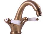 Miscelatore Per Bidet Con Uscita Click-Clack Morava Old Brass, Colore: Old Brass, Dimensioni: 1/2'' (MK543.5SM)