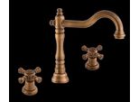 Miscelatore Per Lavabo Con Scarico Click-Clack Morava Old Brass, Colore: Old Brass, Dimensione: 3/8'' (MK332.0SM)