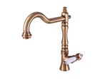 SlezáK-Rav SlezáK Rav Morava Retro MK594/8SM Miscelatore Monocomando Per Lavabo, Ottone Vecchio Colore: Ottone Vecchio