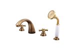 SlezáK-Rav Miscelatore Per Vasca Da Bagno SlezáK Rav Morava Retro MK369SSM Colore: Ottone Vecchio, Dimensione: 3/8''