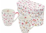 Ppd Oh Happy Day Mug Set, Set Di 2, In Confezione Regalo, Tazza, Tazza Da Caffè, Tazza, New Bone China, 350 Ml, 160100775