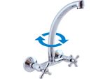 SlezáK-Rav Miscelatore Per Lavabo SlezáK Rav Morava MK102/3 Colore: Top In Ceramica/Cromo, Dimensioni: 100 Mm
