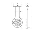 SlezáK-Rav Soffione Doccia In Metallo SlezáK Rav KS0006 Cromo Colore: Acciaio Inox