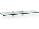 Jopassy Mensola In Vetro 60X10X0,8 Cm Con Supporto Mensola In Vetro Mensola Da Parete Mensola Da Bagno Mensola Da Appendere Vetro Trasparente