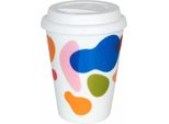 KöNitz Coffee To Go Mug Flow, Tazza Termica In Porcellana, Colorata, 380 Ml, 11 5 162 2673